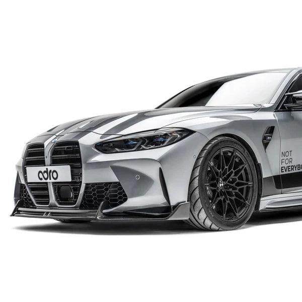 BMW G8X ADRO STYLE DRY CARBON FIBER FRONT LIP (FOR OEM BUMPERS)