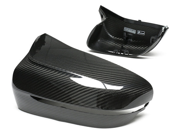 Carbon Fiber Mirror Cap Set - BMW F90 M5 & M8 (Dry Carbon)