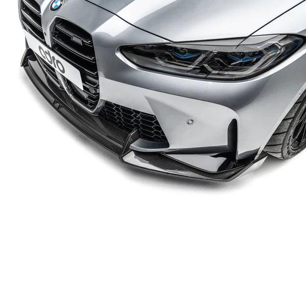 BMW G8X ADRO STYLE DRY CARBON FIBER FRONT LIP (FOR OEM BUMPERS)