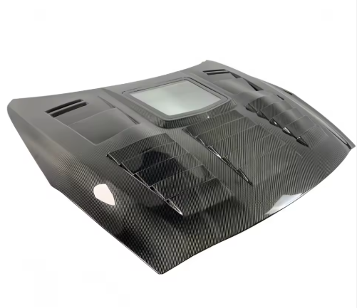 Nissan GTR R35 Exposed Engine Hood Carbon FIber