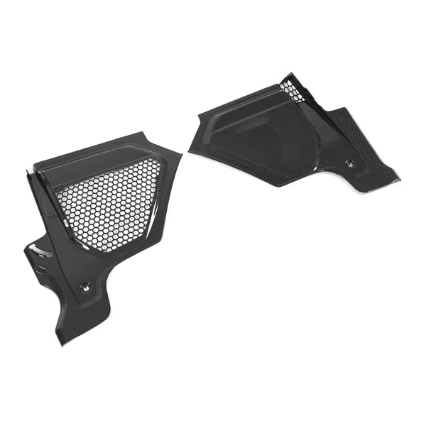 BMW G8X M2 / M3 / M4 Dry Carbon Fiber Engine Bay Corner Covers (Battery & Fuse Covers)