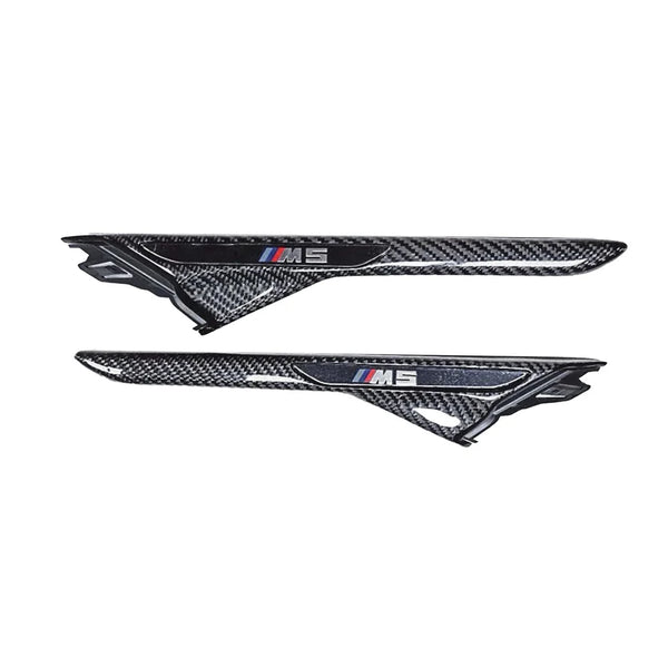 BMW F90 M5 DRY CARBON FIBER SIDE FENDER TRIM