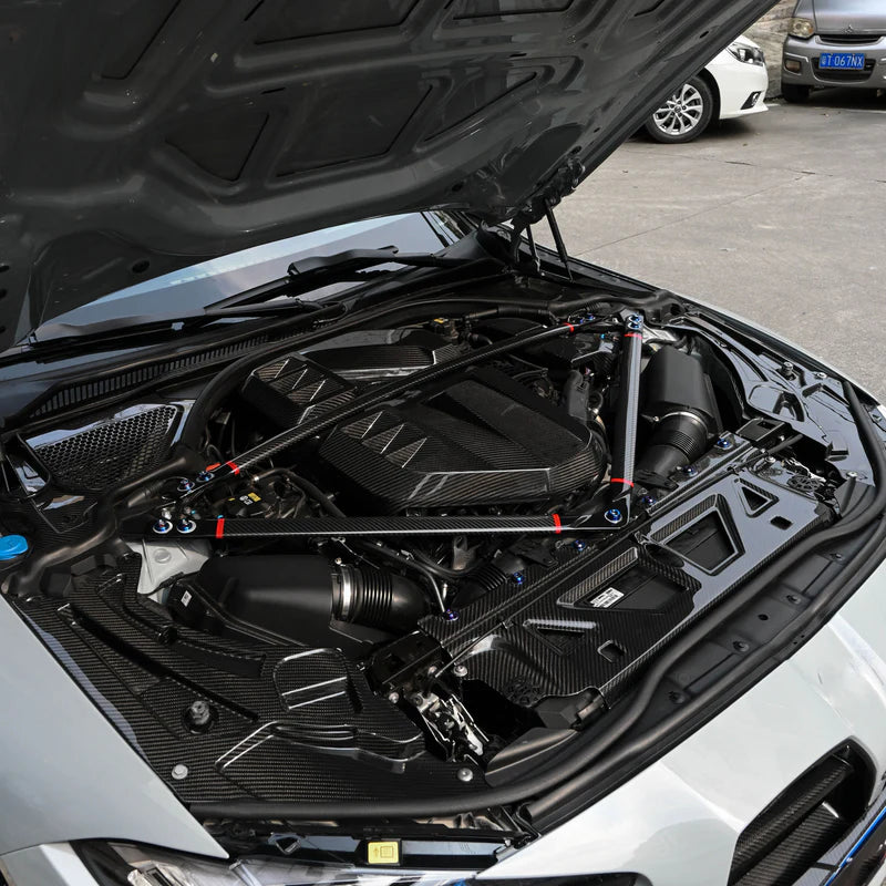BMW G8X M2 / M3 / M4 Precision Fit Dry Carbon Fiber Radiator Cooling cover