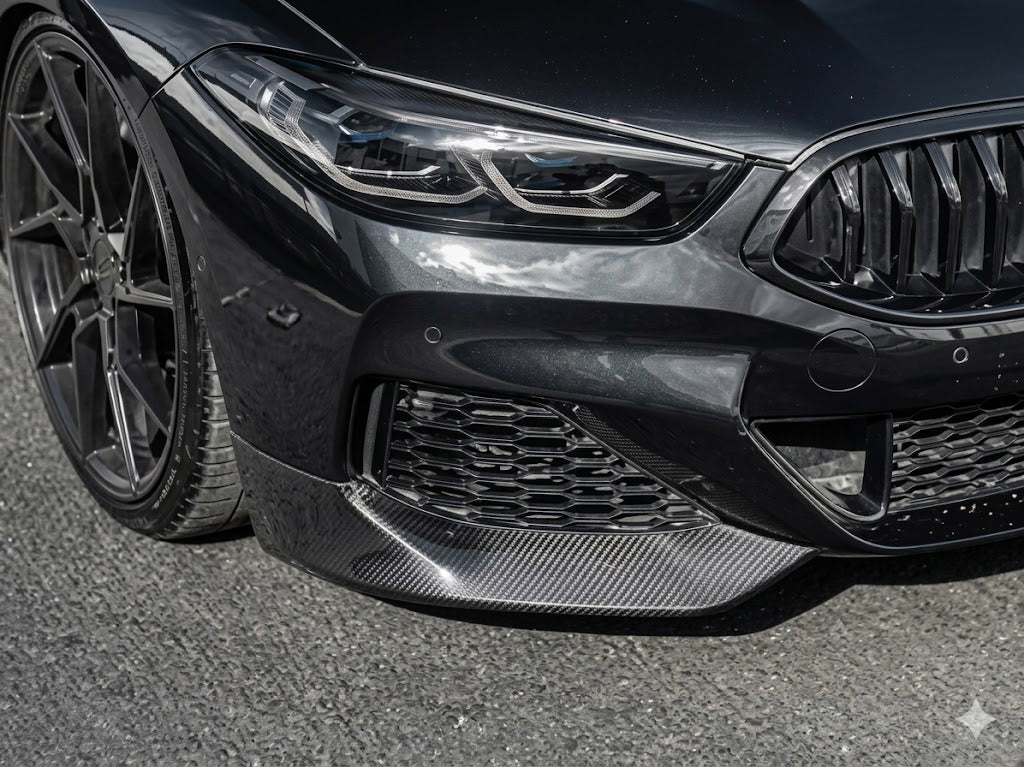BMW 8 Series G14/G15/G16 (2019+) OEM Style Dry Carbon Front Side Splitters