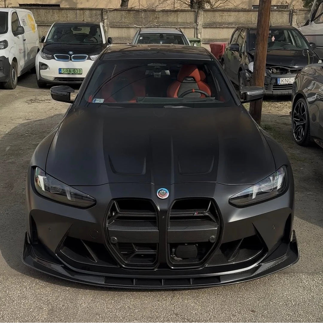 BMW G8X AX Style Dry Carbon Fiber Front Lip