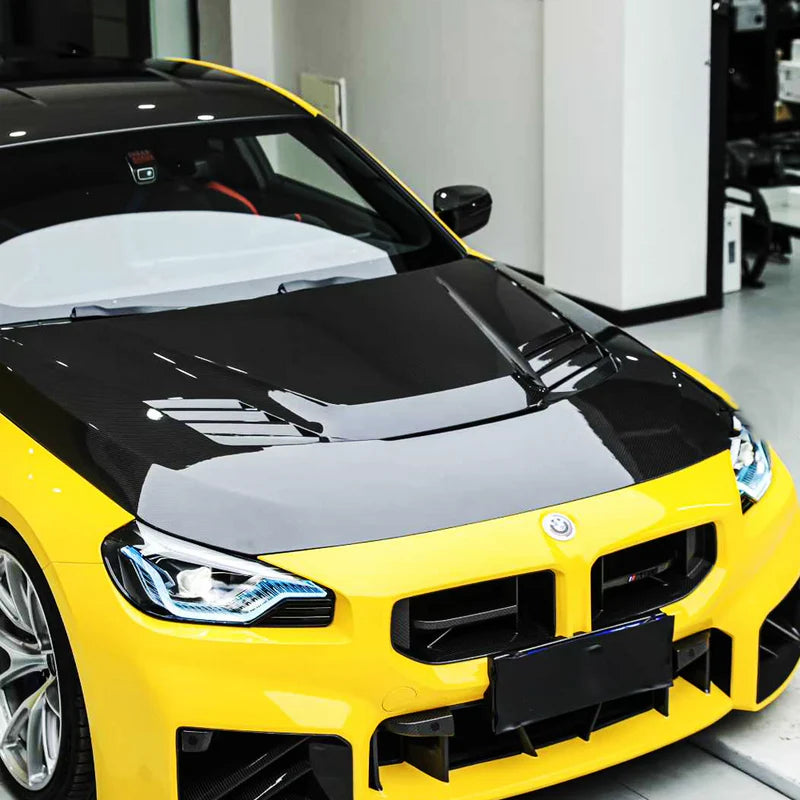 BMW M2 G87 DRY CARBON FIBER HOOD