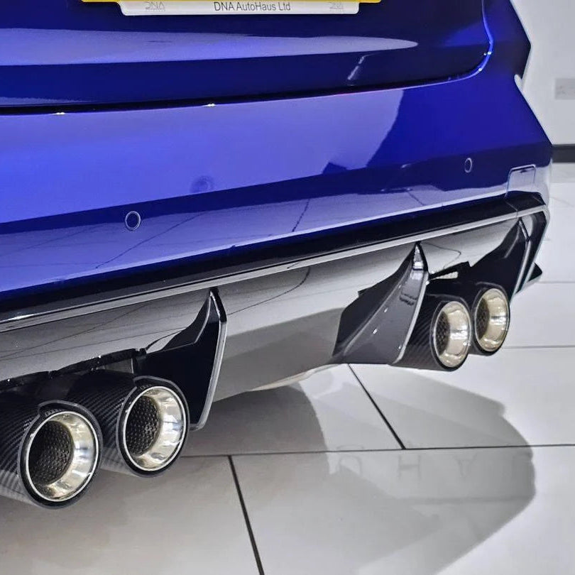 BMW G8X MP Performance Style Carbon Fiber Exhaust Tips