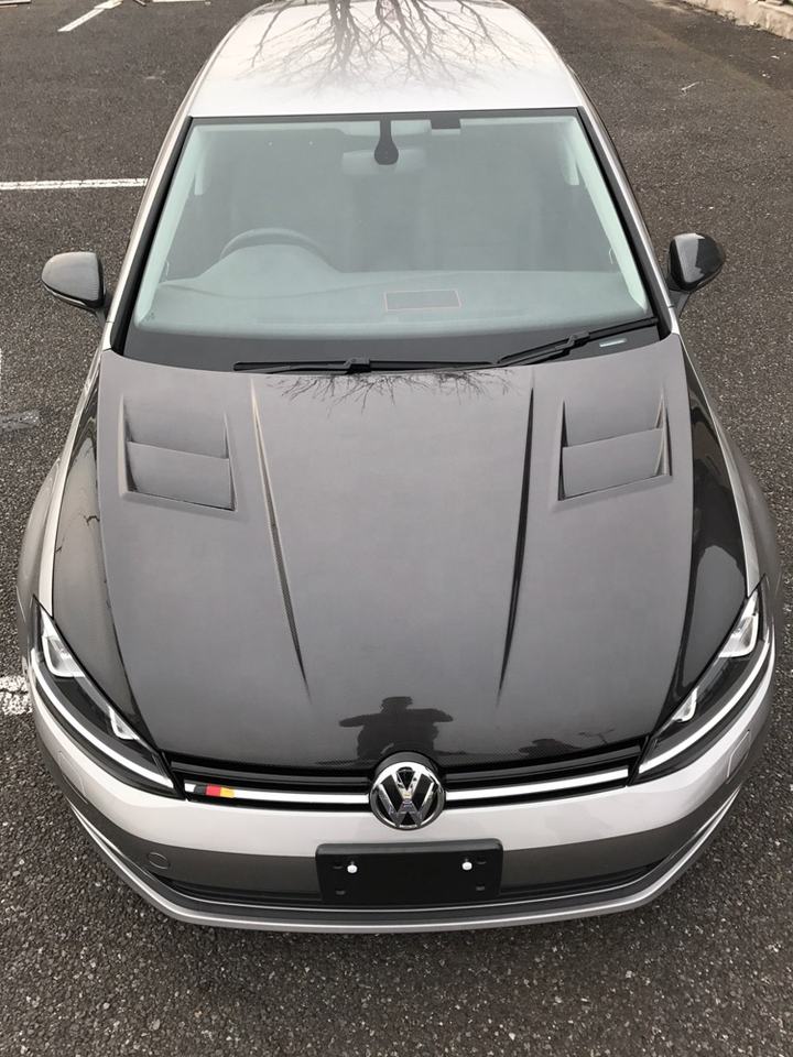 VW Golf MK7 ASP-Style Carbon Fiber Hood