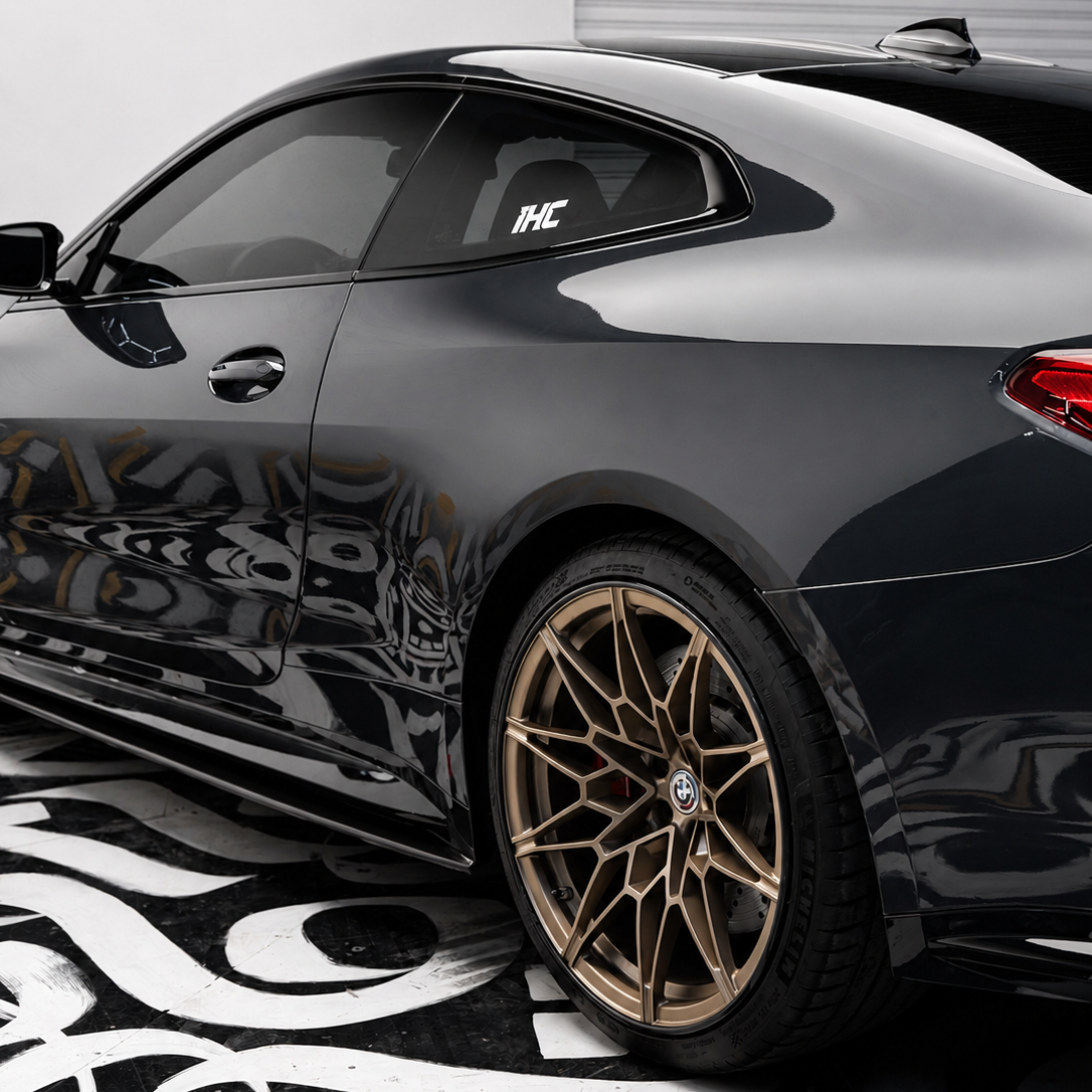 BMW G8X Dry Carbon Fiber Single-Sided Flat Side Skirts