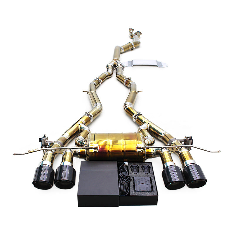 BMW G8X M3 / M4 / M2 IHC Gold Titanium Valved Exhaust System