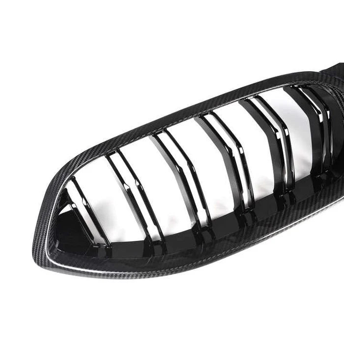 BMW M8 F91 / F92 / F93 DRY CARBON FIBER FRONT KIDNEY GRILLE