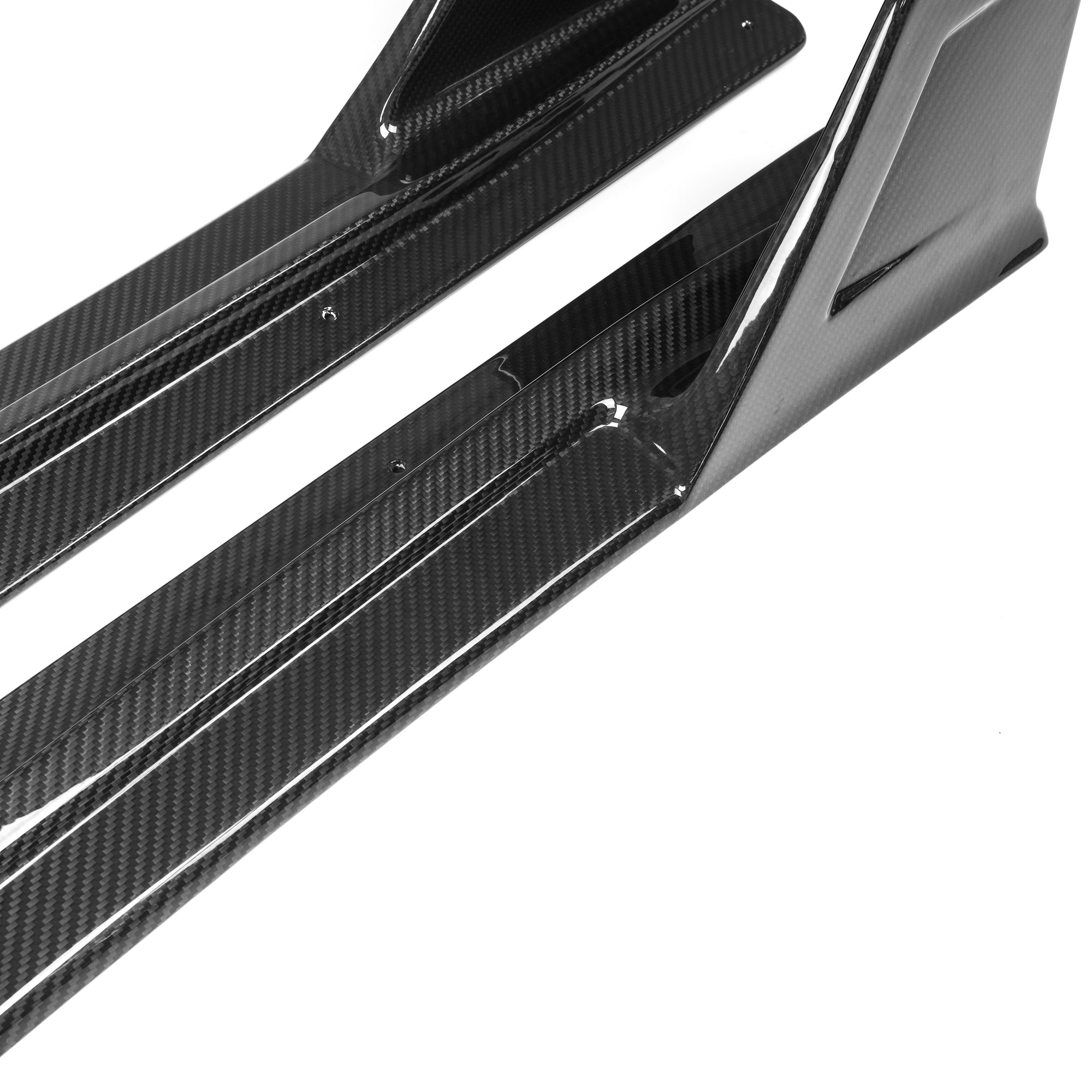 BMW G87 M2 Dry Carbon Fiber AE Style Side Skirts