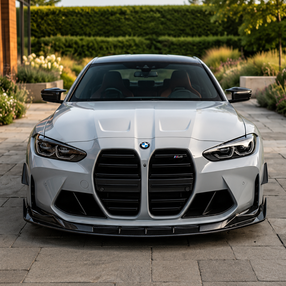 BMW G8X AX Style Dry Carbon Fiber Front Lip