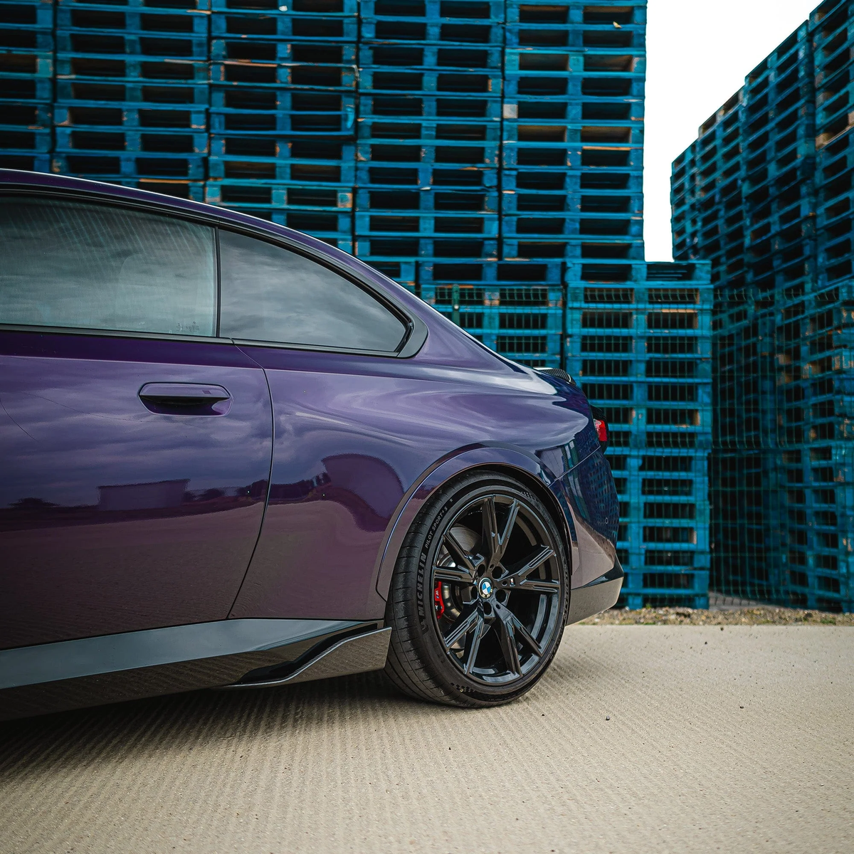 BMW 2 Series G42 Carbon Fiber MP Style Short Side Skirts