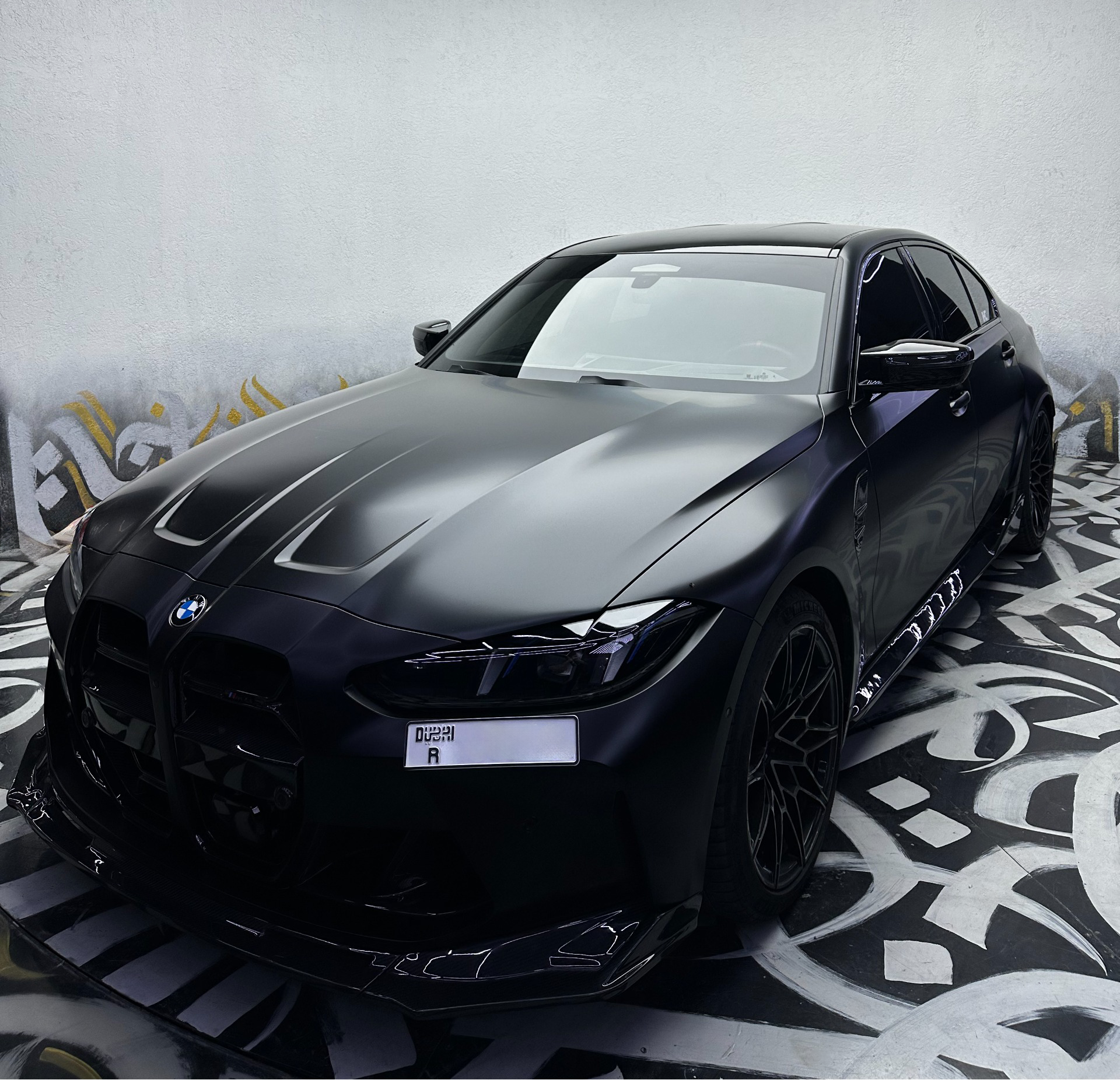 BMW G8X V Style Dry Carbon Fiber Front Lip