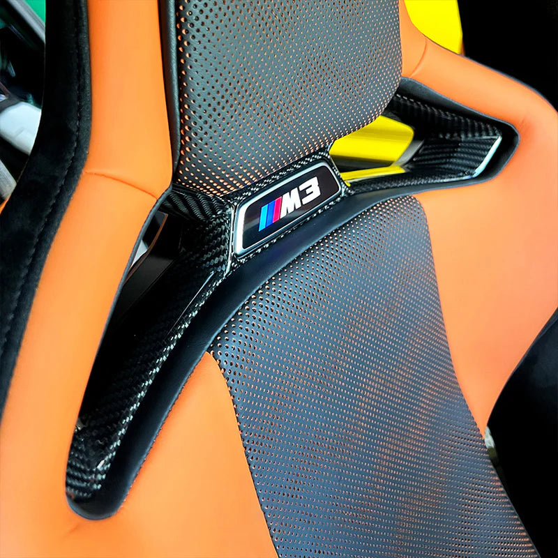 BMW G8X Carbon Fiber Seat Center trim Cover