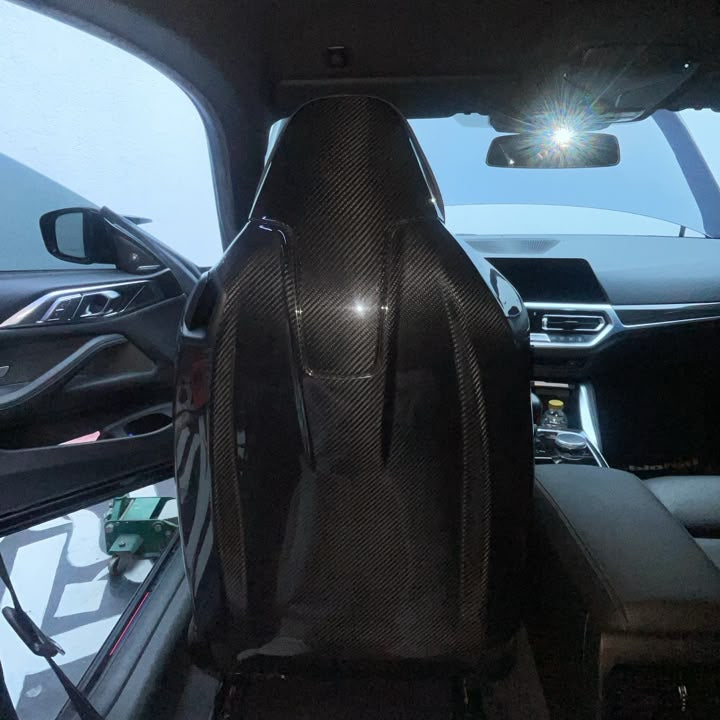 BMW G8X 2021+ Full Dry Carbon Fiber Seat Shell
