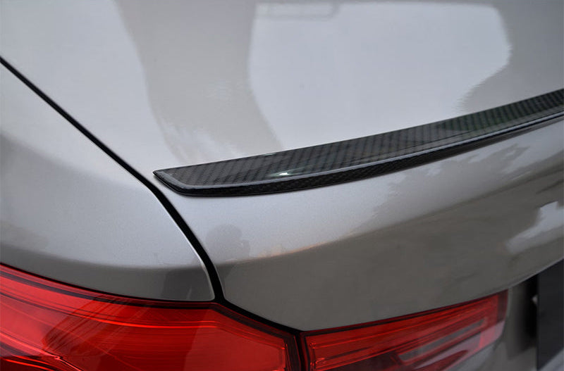 BMW 5 SERIES G30 M STYLE CARBON FIBER REAR TRUNK SPOILER