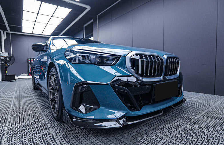 BMW 5 SERIES G6X DRY CARBON FIBER MP STYLE FRONT LIP