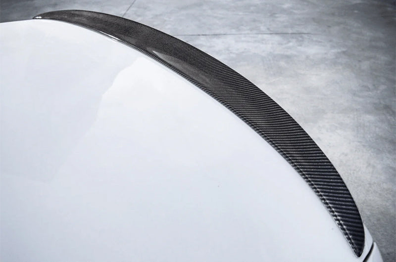 BMW 5 SERIES G30 P STYLE DRY CARBON FIBER REAR TRUNK SPOILER