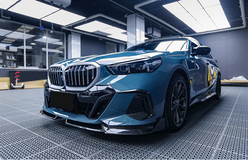 BMW 5 SERIES G6X DRY CARBON FIBER MP STYLE FRONT LIP