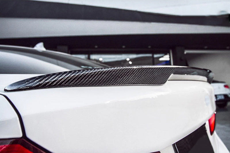BMW 5 SERIES G30 P STYLE DRY CARBON FIBER REAR TRUNK SPOILER