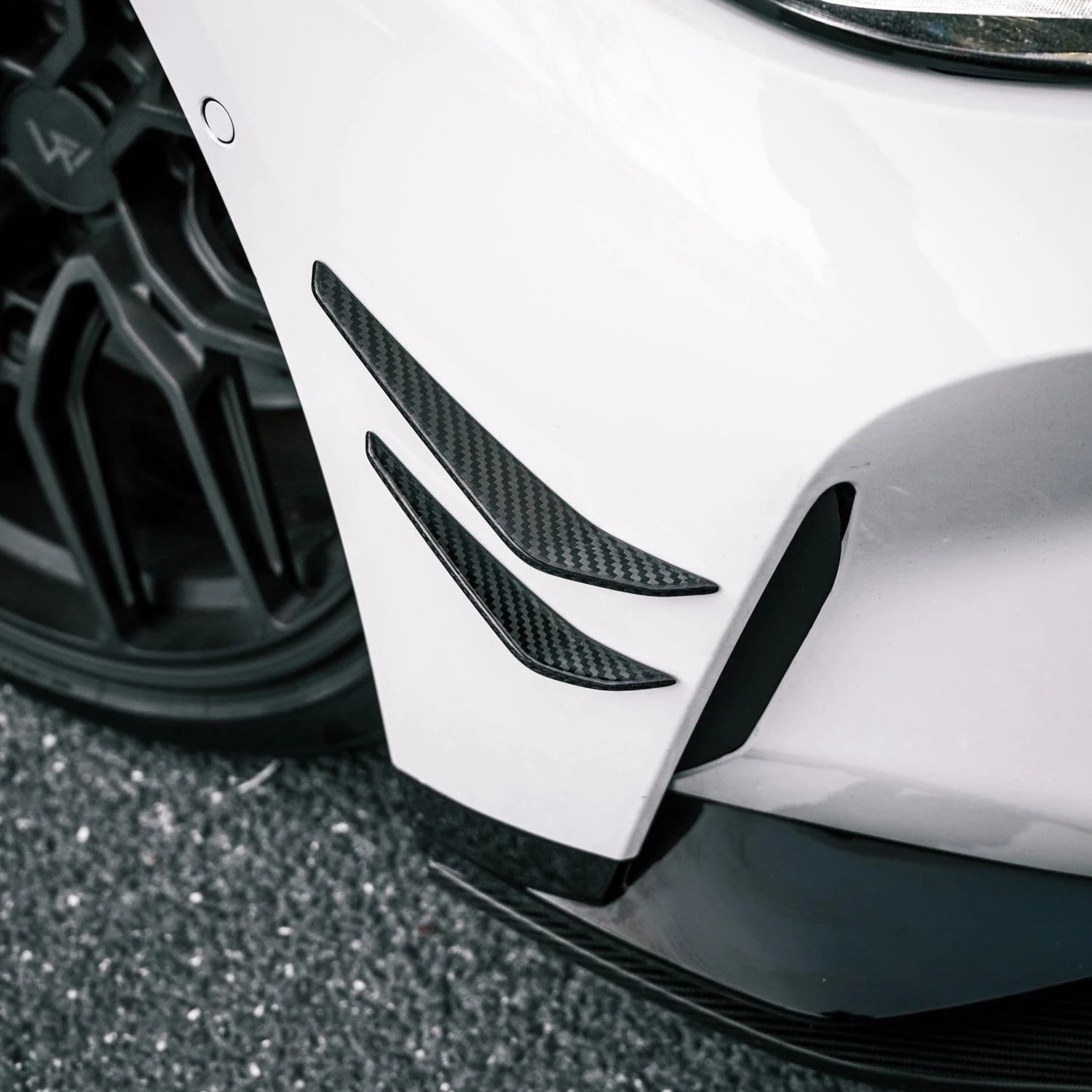 MP Style Dry Carbon Front Canards – BMW G80 M3 & G82/G83 M4