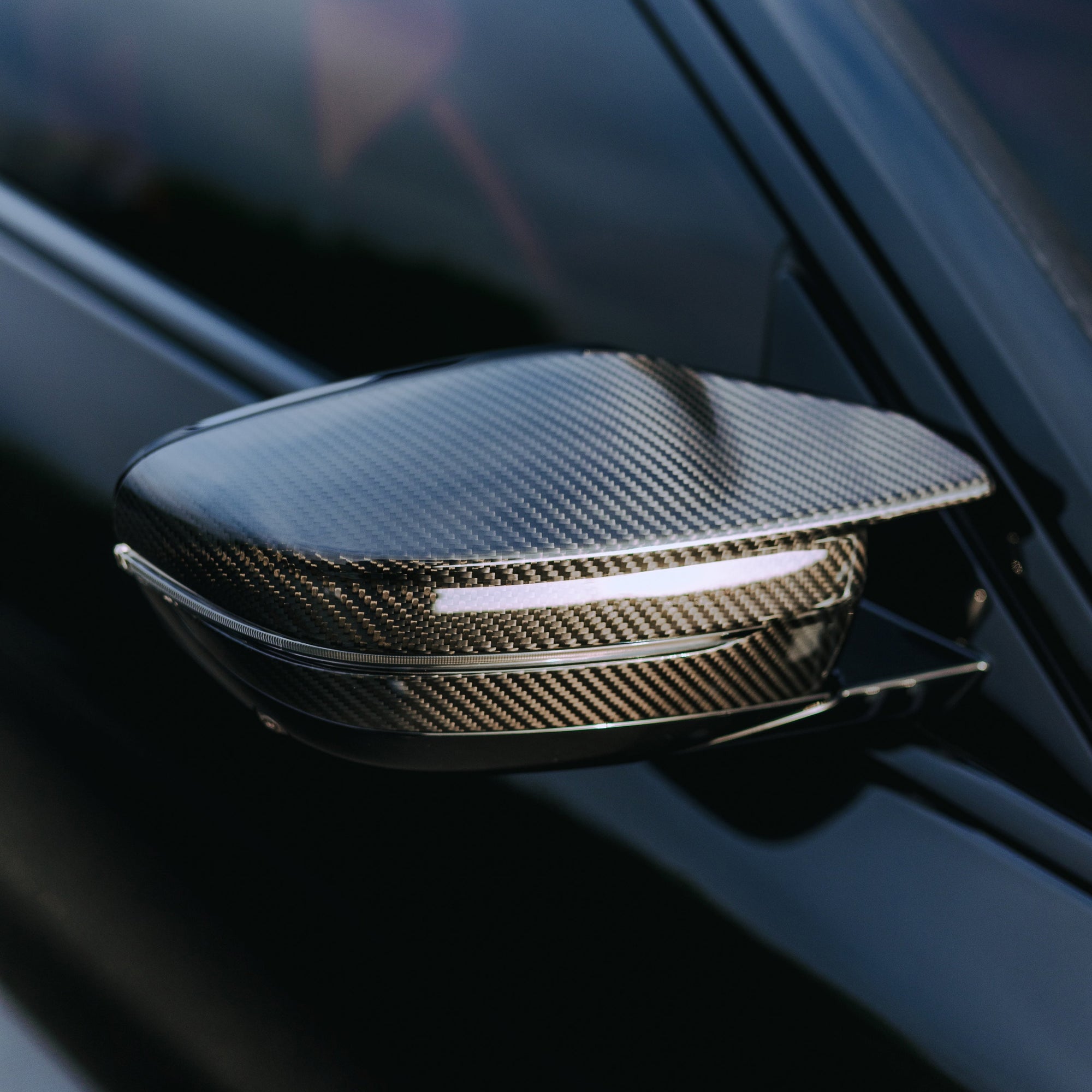 BMW G8X Carbon Fiber Mirror Caps