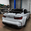 BMW G8X AD V3 STYLE CARBON FIBER SWAN NECK REAR WING SPOILER