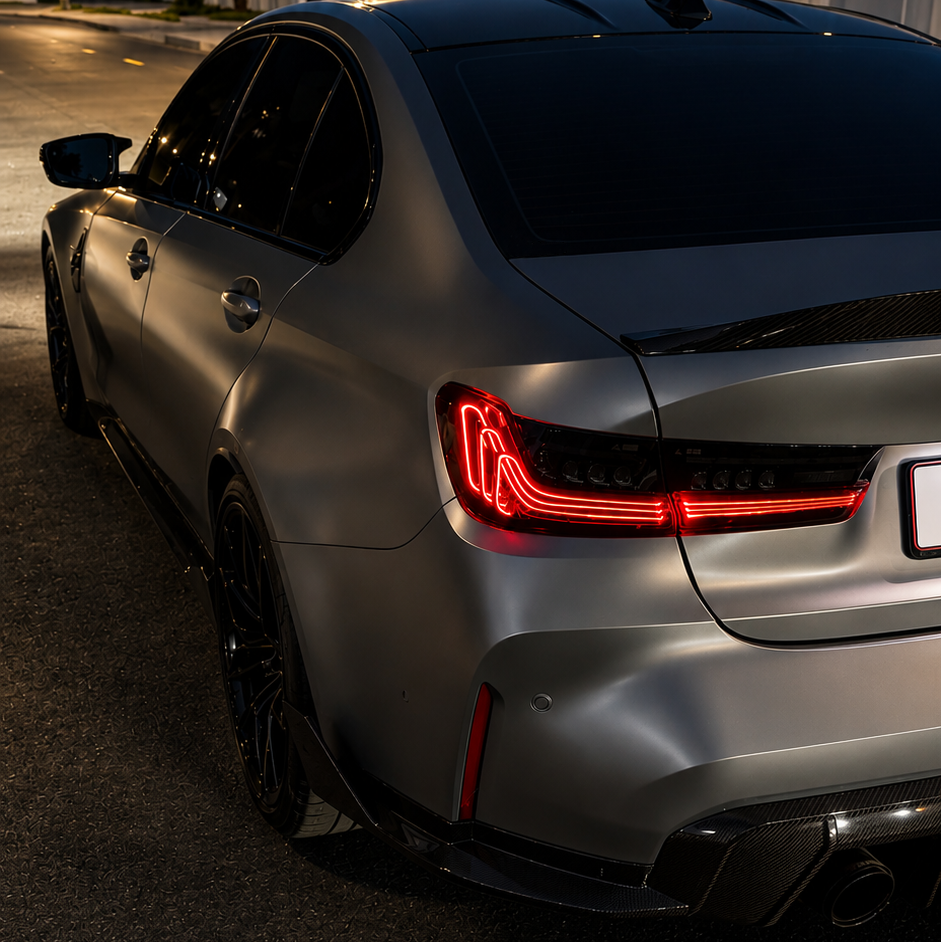 BMW G80 M3 CSL-Style Laser OLED Taillights