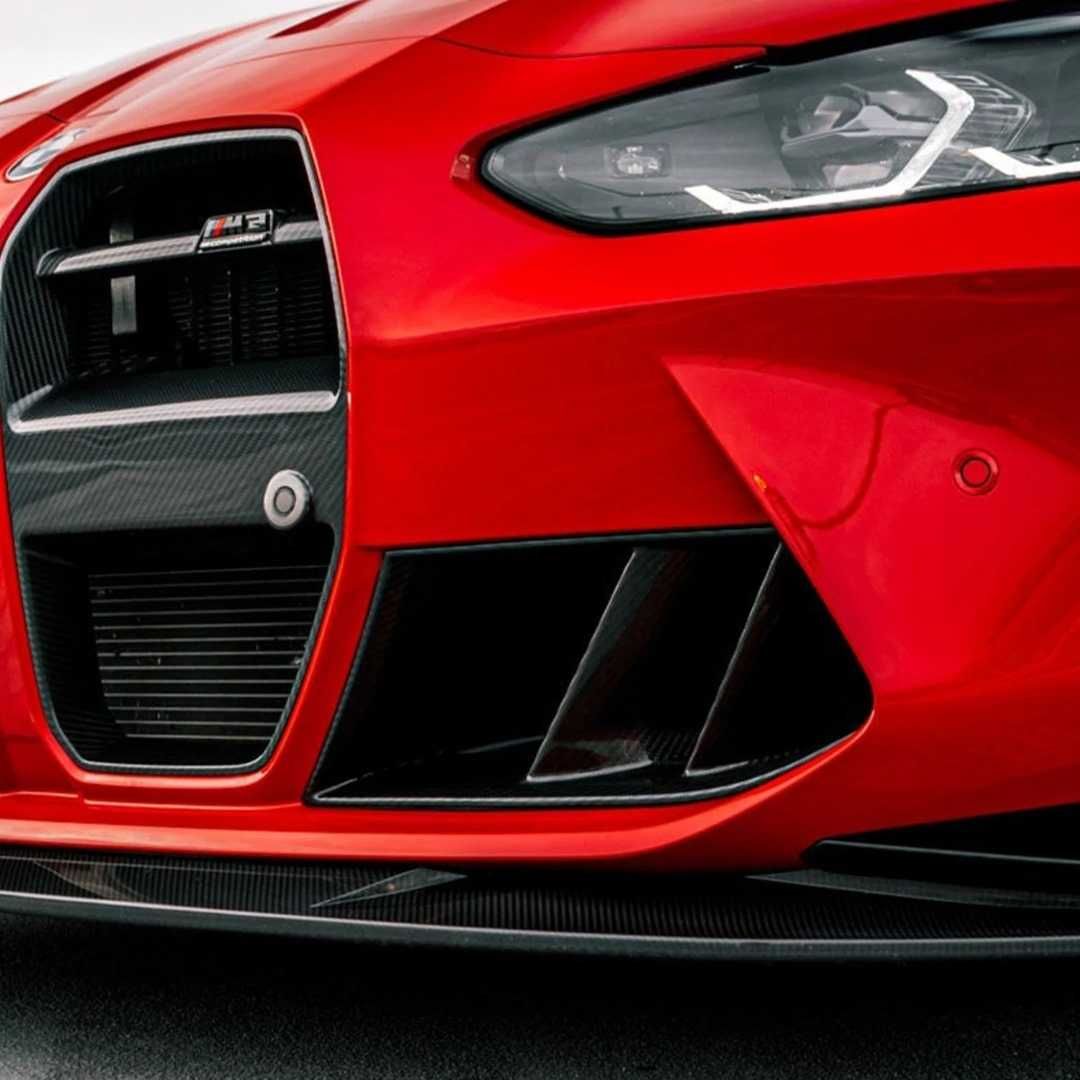 BMW G8X Carbon Fiber Front Bumper Air Inlet Vents