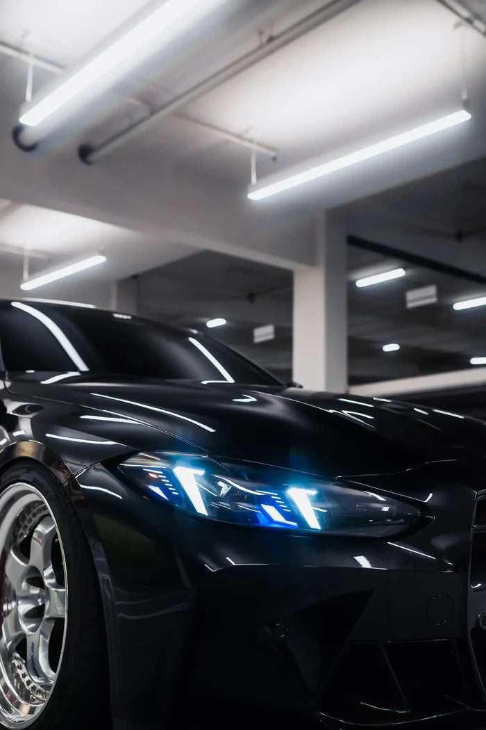 Snake Eye LCI Style LED Headlight with White/Yellow DRL - BMW G80 M3, G82 M4 & G22 4 Series