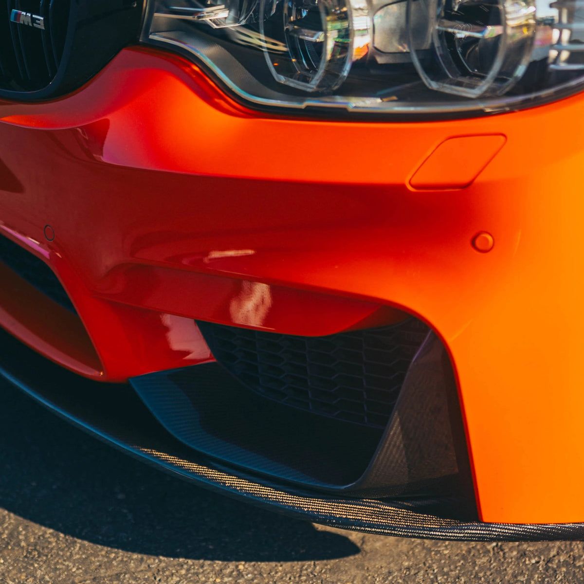 BMW F8X M Performance Carbon Fiber Angled Front Lip
