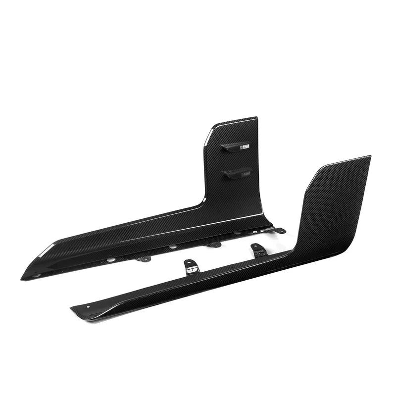BMW M2 G87 SHORT DRY CARBON FIBER SIDE SKIRTS
