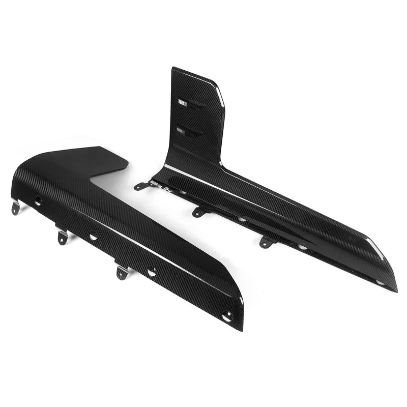 BMW M2 G87 SHORT DRY CARBON FIBER SIDE SKIRTS
