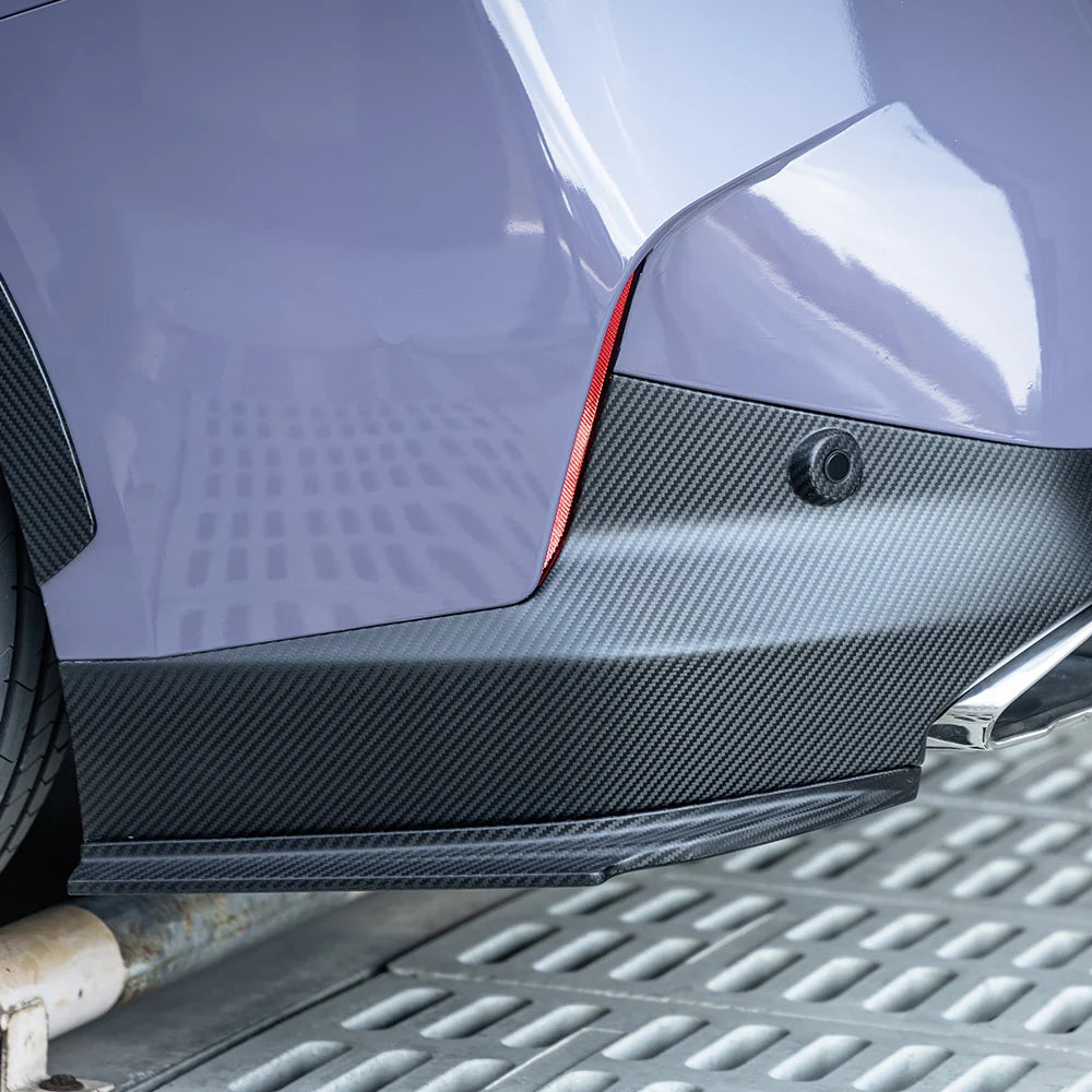 SOOQOO BMW 2 Series G42 Side Diffuser In Prepreg Carbon Fiber