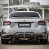 SOOQOO BMW 2 Series G42 Rear Spats In Prepreg Carbon Fiber