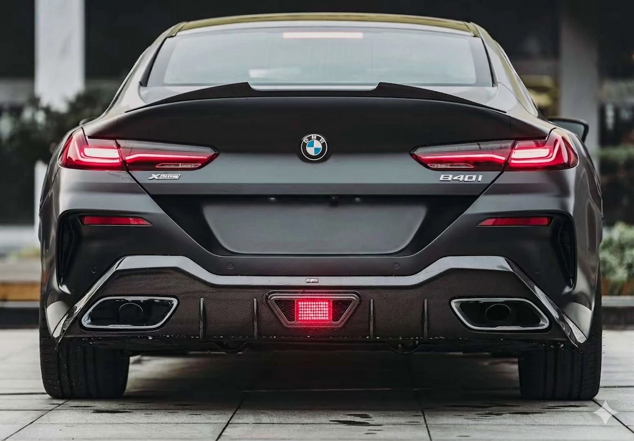 BMW 8-SERIES G14 / G15 AC STYLE DRY CARBON FIBER REAR DIFFUSER