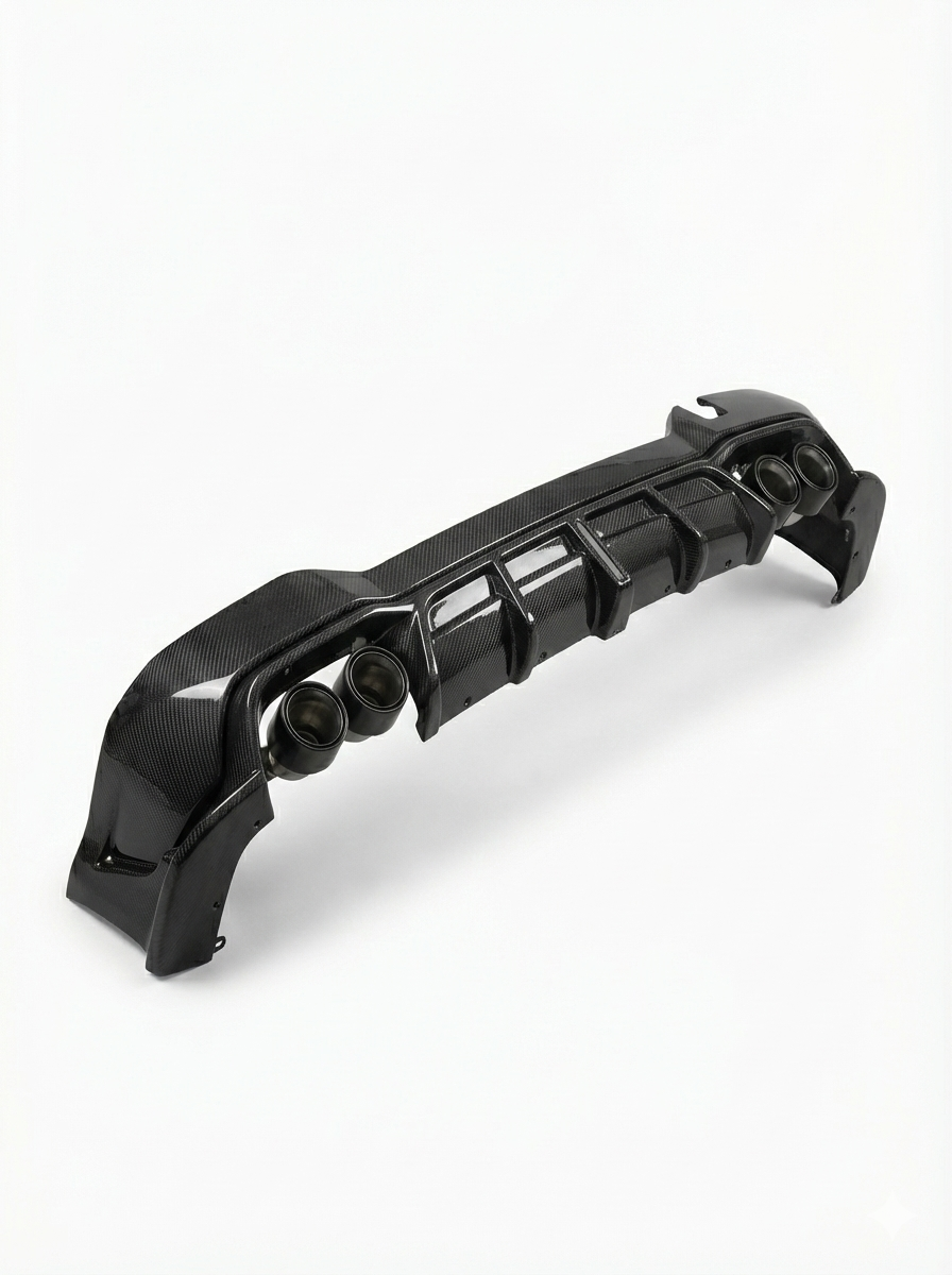 BMW X3M Carbon Fiber Rear Diffuser