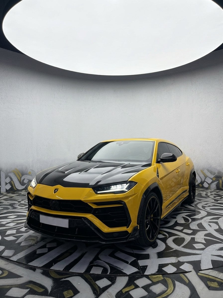 LAMBORGHINI URUS MANSORY STYLE WIDEBODY COUPE & CARBON FIBER CONVERSION KIT + Alloy Wheels