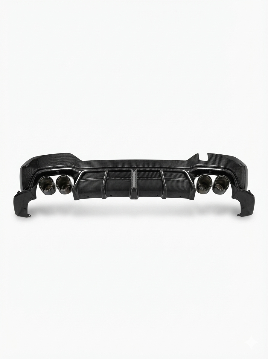 BMW X3M Carbon Fiber Rear Diffuser