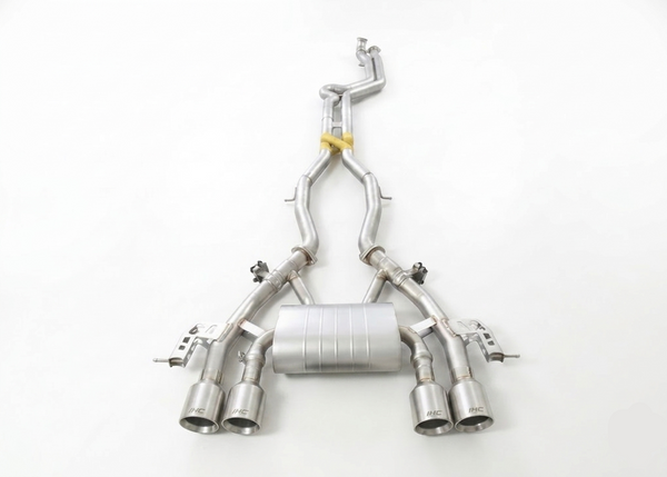 BMW G8X M2/M3/M4 GOLD PLATED CATBACK + Free FLOW DOWNPIPE + Z MIDPIPE EXHAUST SYSTEM — IHC Z FULL Exhaust