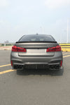 BMW 5 SERIES G30 3D STYLE CARBON FIBER REAR DIFFUSER