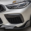 BMW M8 F91 / F92 / F93 DRY CARBON FIBER FRONT BUMPER VENT TRIMS
