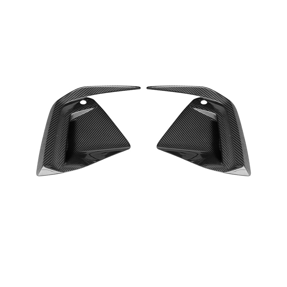 BMW 5 SERIES G6X DRY CARBON FIBER FRONT BUMPER AIR DUCT INLET