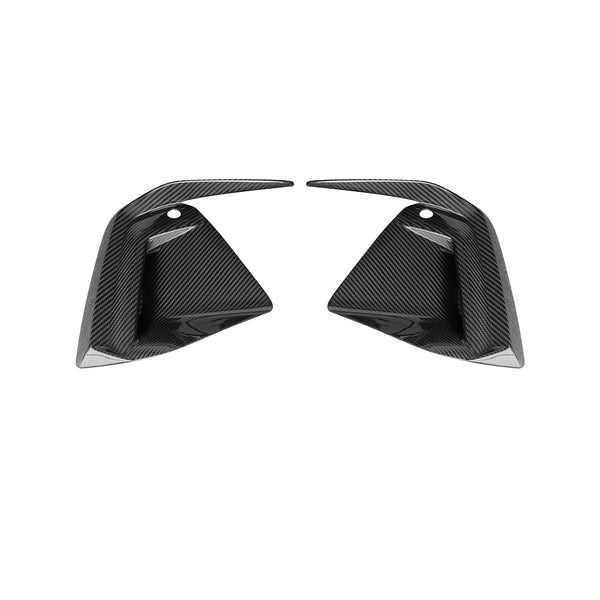 BMW 5 SERIES G6X DRY CARBON FIBER FRONT BUMPER AIR DUCT INLET