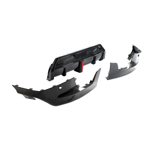 BMW G42 Carbon Fiber Rear Diffuser F1 Style (Full 3 PC)