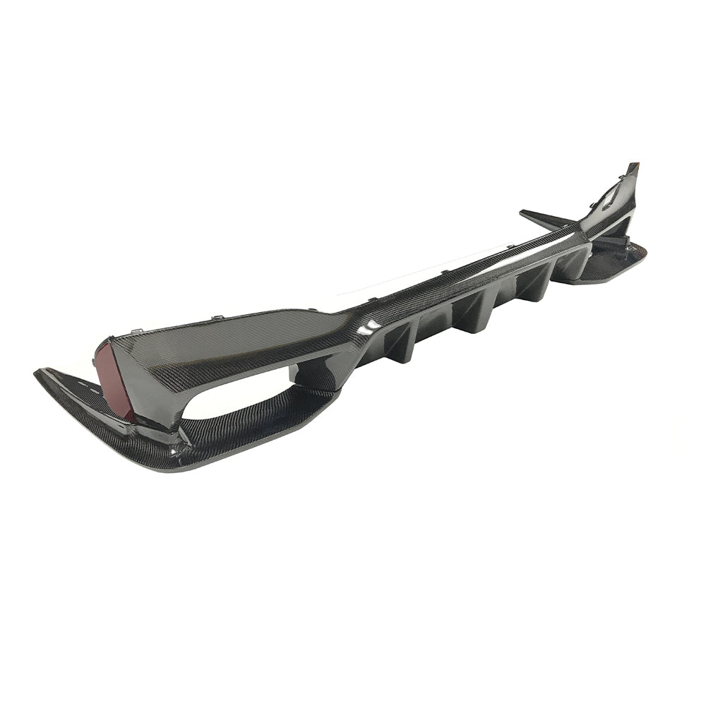 BMW 5 SERIES G30 3D STYLE CARBON FIBER REAR DIFFUSER