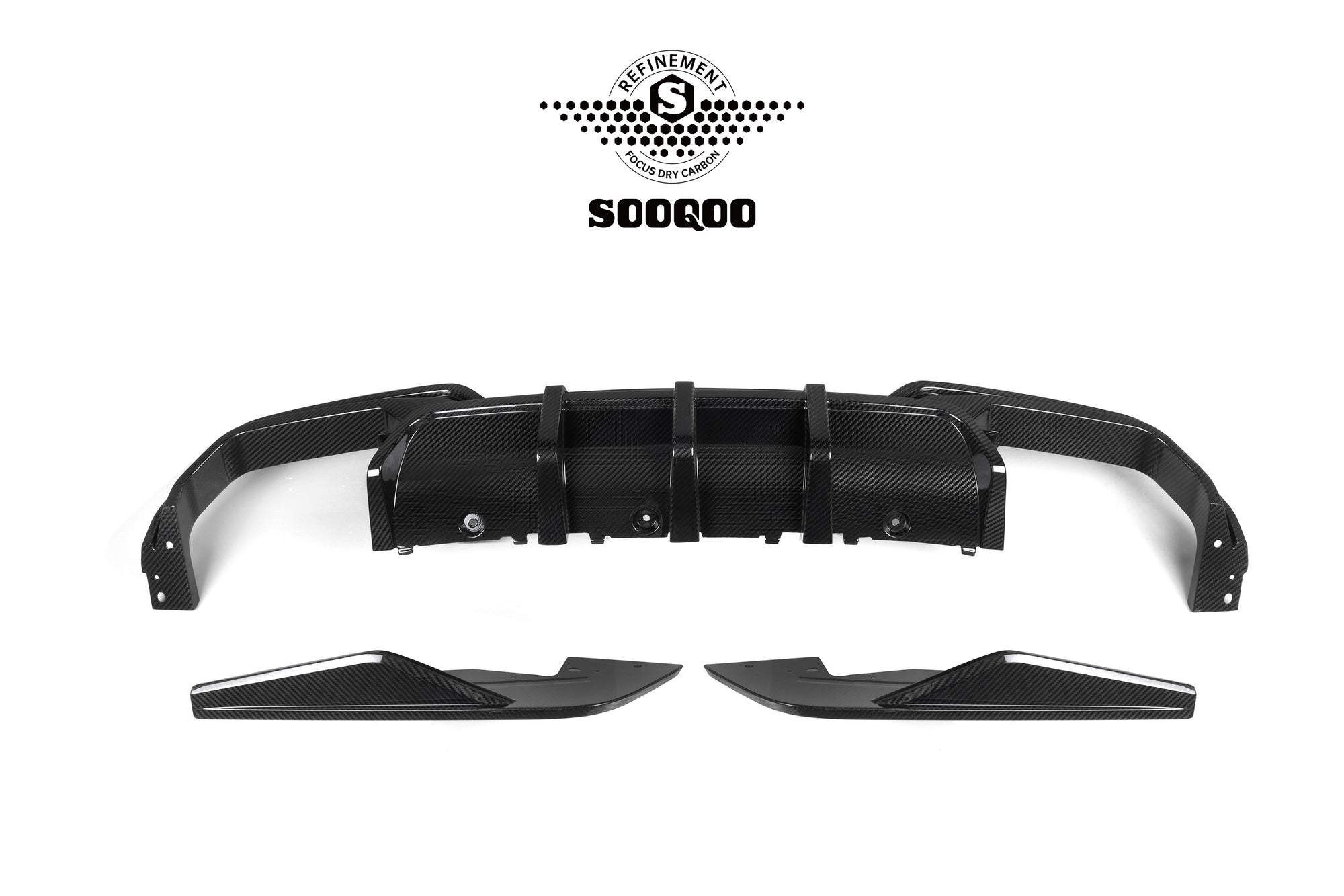 BMW M8 F91 / F92 / F93 SOOQOO STYLE DRY CARBON FIBER 7-PIECE BODY KIT