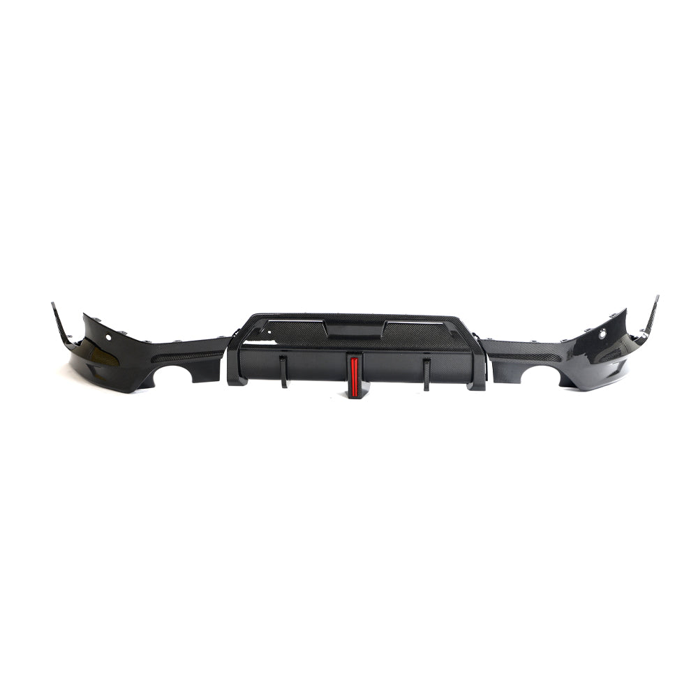 BMW G42 Carbon Fiber Rear Diffuser F1 Style (Full 3 PC)